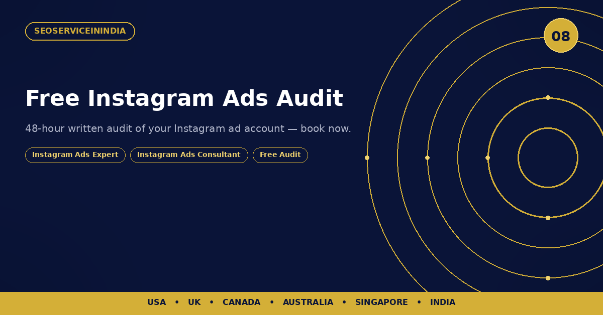 Free Instagram Ads Audit — 48-hour written audit from Instagram ads experts