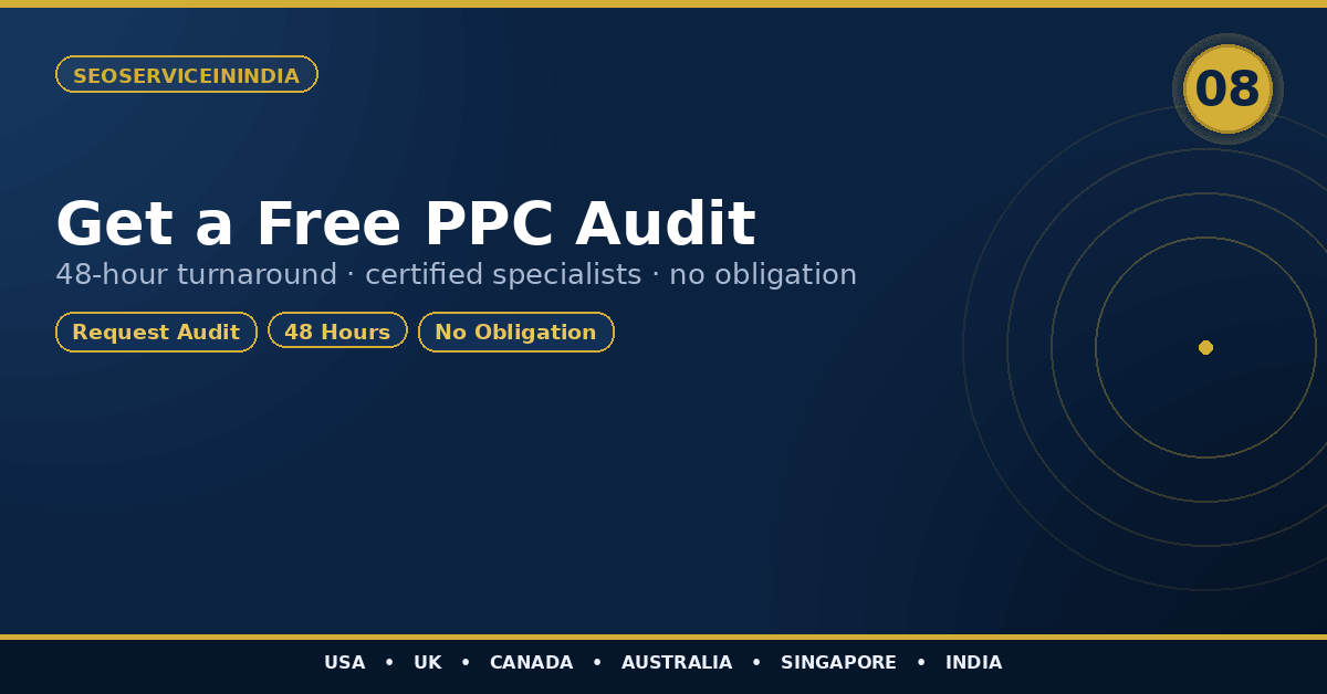 Get a Free PPC Audit — 48 Hours, Every Platform, No Obligation